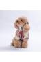 Pink Chicago Checks V2 Plaid Pattern Buttoned Dog Coat Thick Plush Dog Outfit Cat Outfit - 4