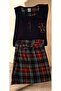 100% Cotton Long Sleeve Women's Pajama Set Plaid - 2