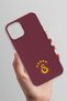 iPhone 13 Compatible 5 Star Yellow Arma Claret Red Silicone Licensed Phone Case - 3