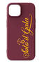 iPhone 15 Compatible Solo Il Gala Burgundy Silicone Licensed Phone Case