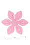 Lcw Home Pink Floral Patterned Wicker Supla 37 cm - 4