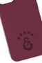iPhone 12 Compatible 5 Star Burgundy Silicone Licensed Phone Case - 2
