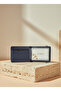 755 100% Genuine Leather Men's Wallet Card Holder Tan-Navy Blue - 4