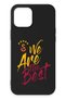 iPhone 12 Pro Compatible We Are the Best Black Silicone Licensed Phone Case