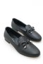 Ri̇ve Genuine Leather Black Leather Women's Ballerina Shoes