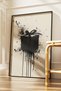 Wooden Framed Monochrome Series Gift Package Themed Painting, Living Room, Home, Office Wall Decoration - 2