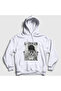 Unisex White Rings G-Dragon Hooded Sweatshirt 598907Tt