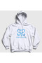Unisex White Logo K-Pop Hearts2Hearts Hooded Sweatshirt 598300Tt