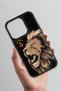 iPhone 15 Pro Compatible Lion-Like Kükre Glass Licensed Phone Case - 3