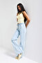Women's Ice 3s6-3 Flare Fit Comfort Fabric Zip Detail Design Denim Jeans - 6