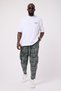 Unisex Street Style Printed Wrinkled Sports Baggy Trousers - 5