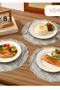2 Pieces Osso American Supla Plate Coaster Presentation Serving Tray 38X38 cm - 3