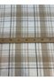 Thick Plaid Lumberjack Fabric Winter - Milky Brown, Cream