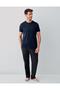 Men's 100% Cotton Pajama Set – Short Sleeve T-Shirt & Long Pajama Pants - 2
