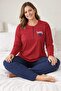 Wide Cut Women's Pajama Set 100% Cotton