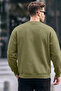 Men's Tiger Printed Loose Khaki Sweatshirt - 5