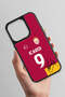 iPhone 15 Pro Compatible Mauro Icardi Signed Glass Licensed Phone Case with Jersey Piece - 3