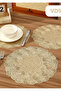 2 Pieces Osso American Supla Plate Coaster Presentation Serving Tray 38X38 cm