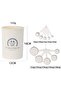 Kitchen Utensils Set, 34 Pcs Silicone Cooking Utensils Set, for Nonstick Cookware, 446℉Heat Resistance Silicone Spatulas Set, Wood Handle-Kitchen Gadgets Tools (White) - 6