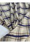 Thick Plaid Lumberjack Fabric Winter - Milky Coffee, Blue, Coffee - 2