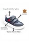 Genuine Leather Orthopedic Children's Shoes Thermo Sole Sewn Velcro Daily Sneaker for Boys and Girls - 2