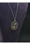 Pisces Zodiac Steel Pendant and Chain Jewelry Classic Stoneless Accessory Daily Luck Chakra Stars Zodiac Sign - 6