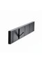 Folding Clothes Rack, 6 Hooks, Slim Design, Black