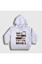 Unisex Kids White Famous K-Pop Allday Project Hooded Sweatshirt 596978Tt