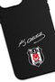 iPhone 15 Pro Max Compatible Arma Atatürk Signature Leather Magsafe Licensed Phone Case - 2