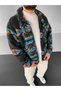Thick Weighted Premium Colored Sherpa Plush Jacket - 2