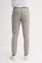 Men's Cotton Linen Trousers Straight Leg Lace-Up Waist Beige 00310 - 3