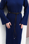 Special Design Piping Women's Dress, Pants, Jacket Belt - 6