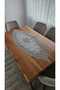 5 Piece Luxury Living Room Sets with Agar Guipure on Linen - 5