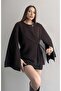 Cape Cut Wool Blend Voss Knitwear - 3