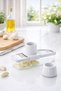 Garlic Grater with Container – Practical Garlic Chopper, Bpa Free, Stainless Steel Blades - 5