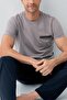 Men's 100% Cotton Boxed 3-Piece Pajama Set – T-Shirt + Pajama Bottoms + Shorts - 7