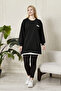 Armeled Black Tunic for Women - 2