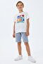 White Men's & Children's Shorts Sets Sold Separately |   100% Cotton Father Son Summer Suit Combination - 5
