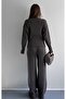 Snap Fastener Slim Cut Ella Knitwear Set - 7