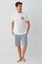 White Men's & Children's Shorts Sets Sold Separately |   100% Cotton Father Son Summer Suit Combination - 7