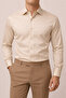 Slim Fit Slim Fit Long Sleeve Easy Iron Breathable Texture Tie Collar Four Seasons White Men's Shirt