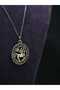Sagittarius Zodiac Steel Pendant and Chain Jewelry Classic Stoneless Accessory Daily Luck Chakra Stars Zodiac Sign - 6