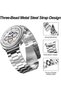 Stainless Steel Watch Band Compatible with Samsung Galaxy Watch 8 40/44mm & Watch 8 Classic 46mm - 2