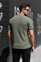 Ftx California Flocked Print Detailed Premium Ribbed Fabric Men's T-Shirt - 4