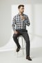 Men's Snap Button Washable Slim Fit Poplin Cotton Shirt (New Product) - 3