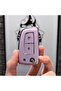 Nissan Compatible X-Trail, Qashqai, Juke, Pulsar Silver Edge Tpu Key Case Cover (Lilac) - 3