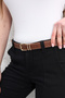 Classic Buckle Stitching Detailed Women's Trouser Belt, Dress Belt, Jacket Belt - 7