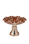 Decorative Clear Acrylic Elevated Serving Tray with Elegant Base – 28.5 cm Diameter – 22 cm Height