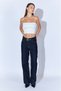 Women's Denim Pants Women's Jeans Rins Wash Mid Waist Straight Cut Women's Jean Pants - 3
