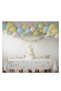 Butterfly Gold Foil Macaron Colored 3D 21 Piece Butterfly Sticker Balloon Cake Decoration Party - 3